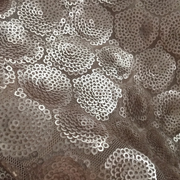 Weddington Way Rose Gold Sequin Strapless Dress - Picture 3 of 5